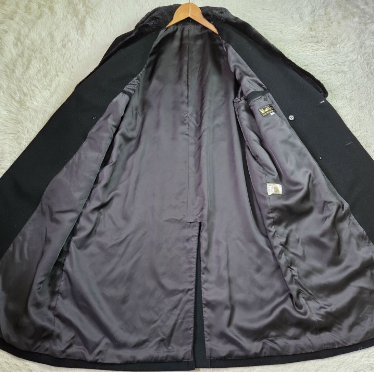 極美品 ウインドアーマー カシミヤ100% ミンクファー WIND ARMOR