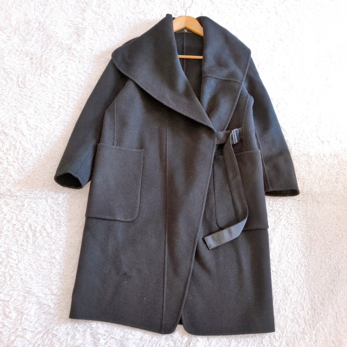 UNIQLO ユニクロ +J ジルサンダー カシミヤブレンドノーカラーコート
