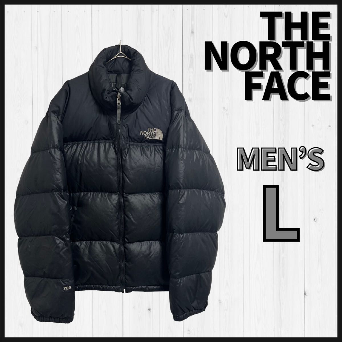 THE NORTH FACE ヌプシダウンジャケット メンズL 700フィル 黒｜Yahoo