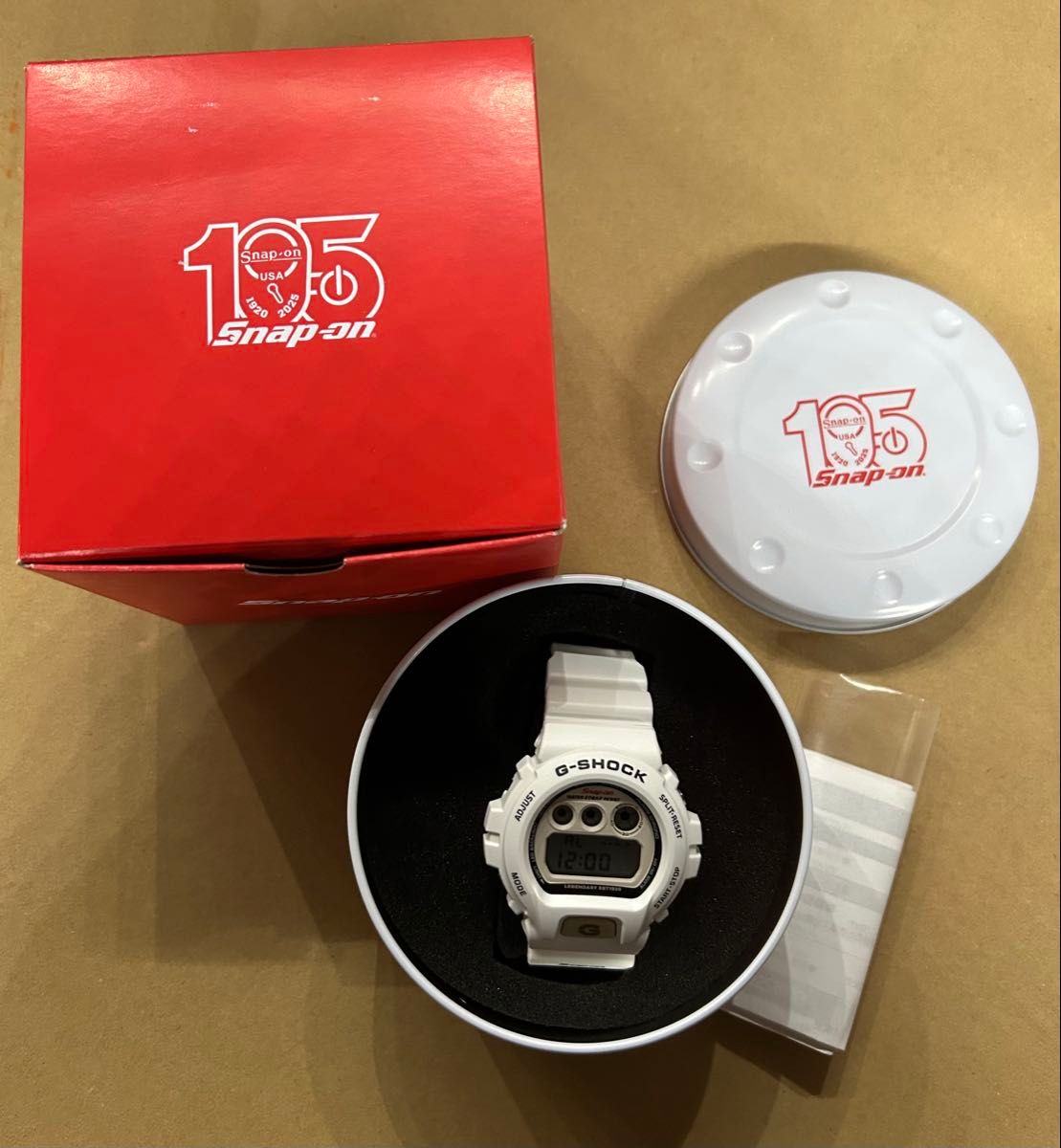 スナップオン Snap-on CASIO G-SHOCK コラボモデル 105周年 ホワイト G