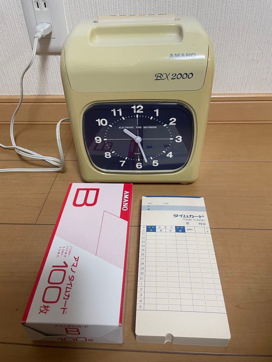 AMANO BX2000 アマノ タイムレコーダー タイムカード｜Yahoo!フリマ