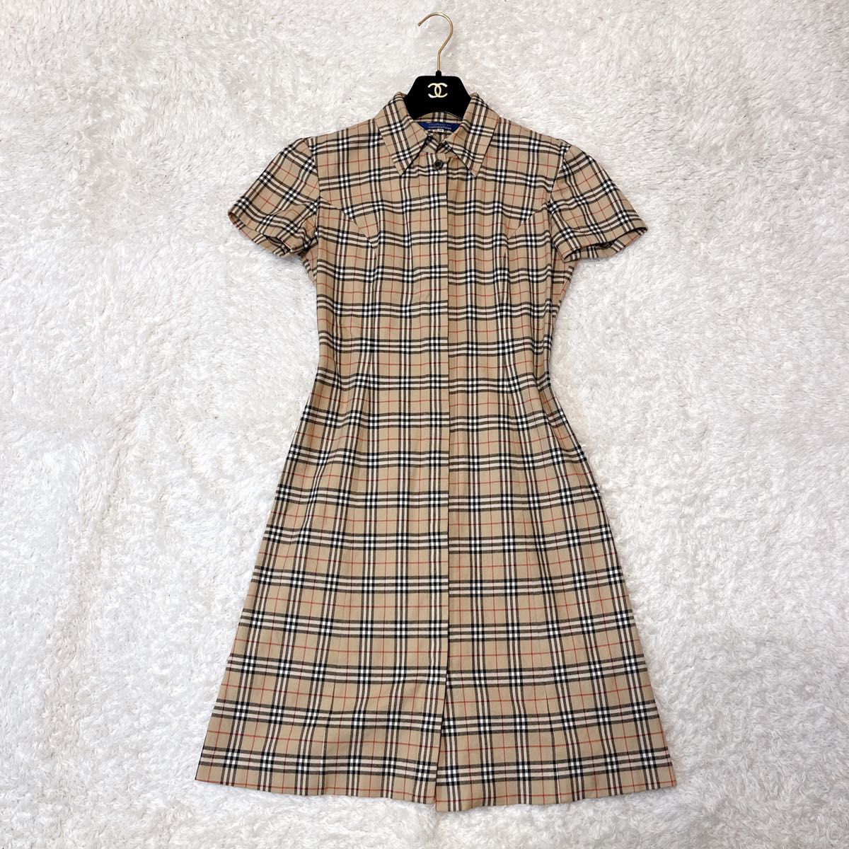 burberry バーバリー ブルーレーベル ノバチェック ワンピース