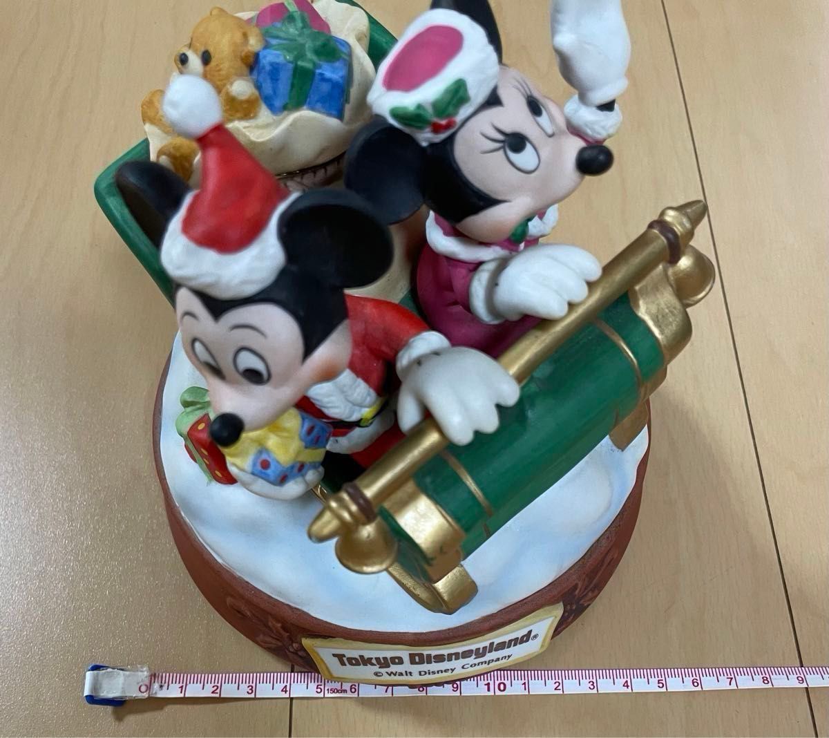 最終値下げ ディズニー オルゴール 置き物 陶器 クリスマス ミッキー