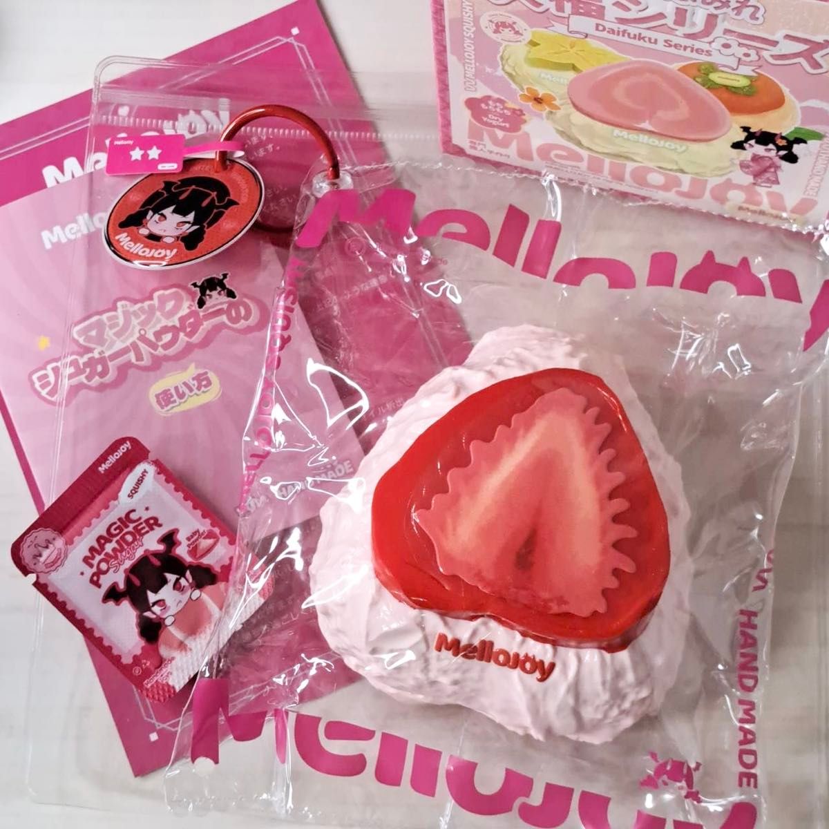 Mellojoy クリームまみれ大福シリーズ ストロベリーいちご もち