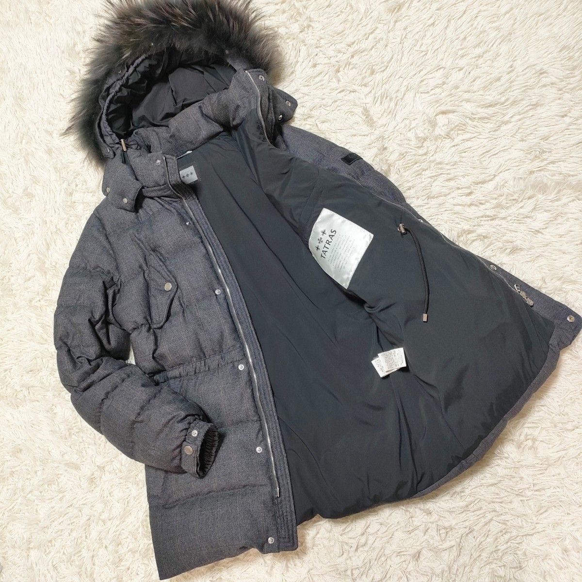 高級カシミヤ】TATRAS タトラス ダウンジャケット ウール カシミヤ