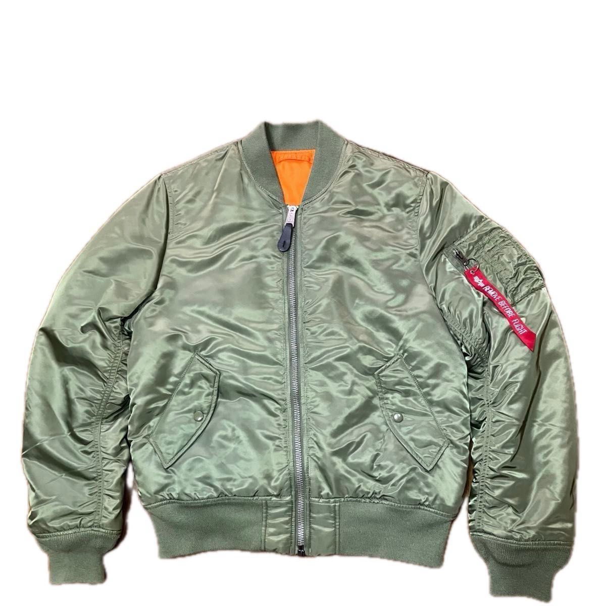 ALPHA INDUSTRIES MA-1 フライトジャケット カーキ リバーシブル