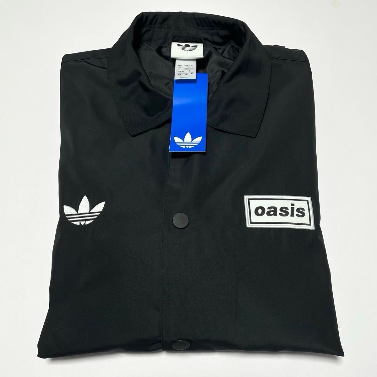 新品XL黒adidas Originals×Oasisツアー コーチジャケット アディダス