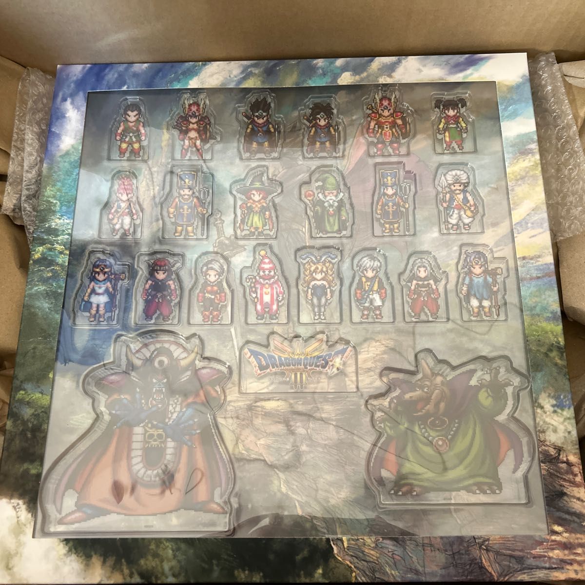 ドラゴンクエストⅠ＆Ⅱ Ⅲコンプリートセット 特典アクリルブロック