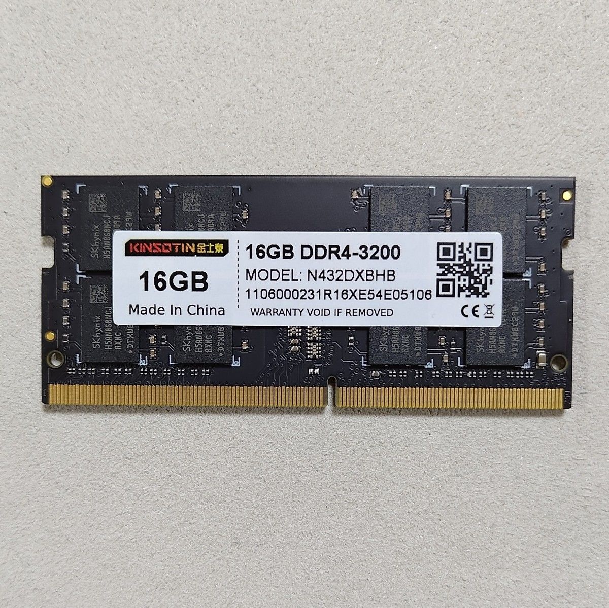 新品 KINSOTIN DDR4-3200 16GB SODIMM SK hynix｜Yahoo!フリマ（旧