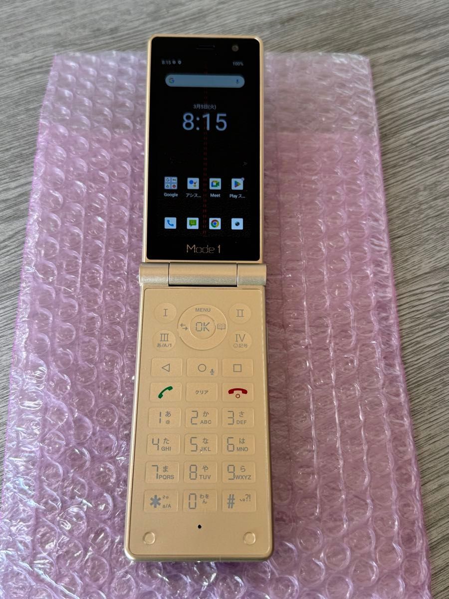 中古 SIMフリー Mode1 RETRO II MD-06P 3 5インチ ウルフブラック