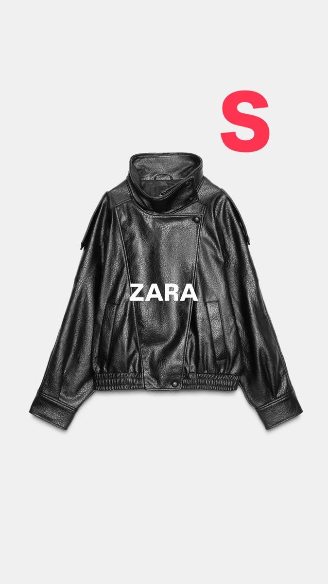 ZARA完売品 フェイクレザージャケットSサイズ YSL｜Yahoo!フリマ（旧