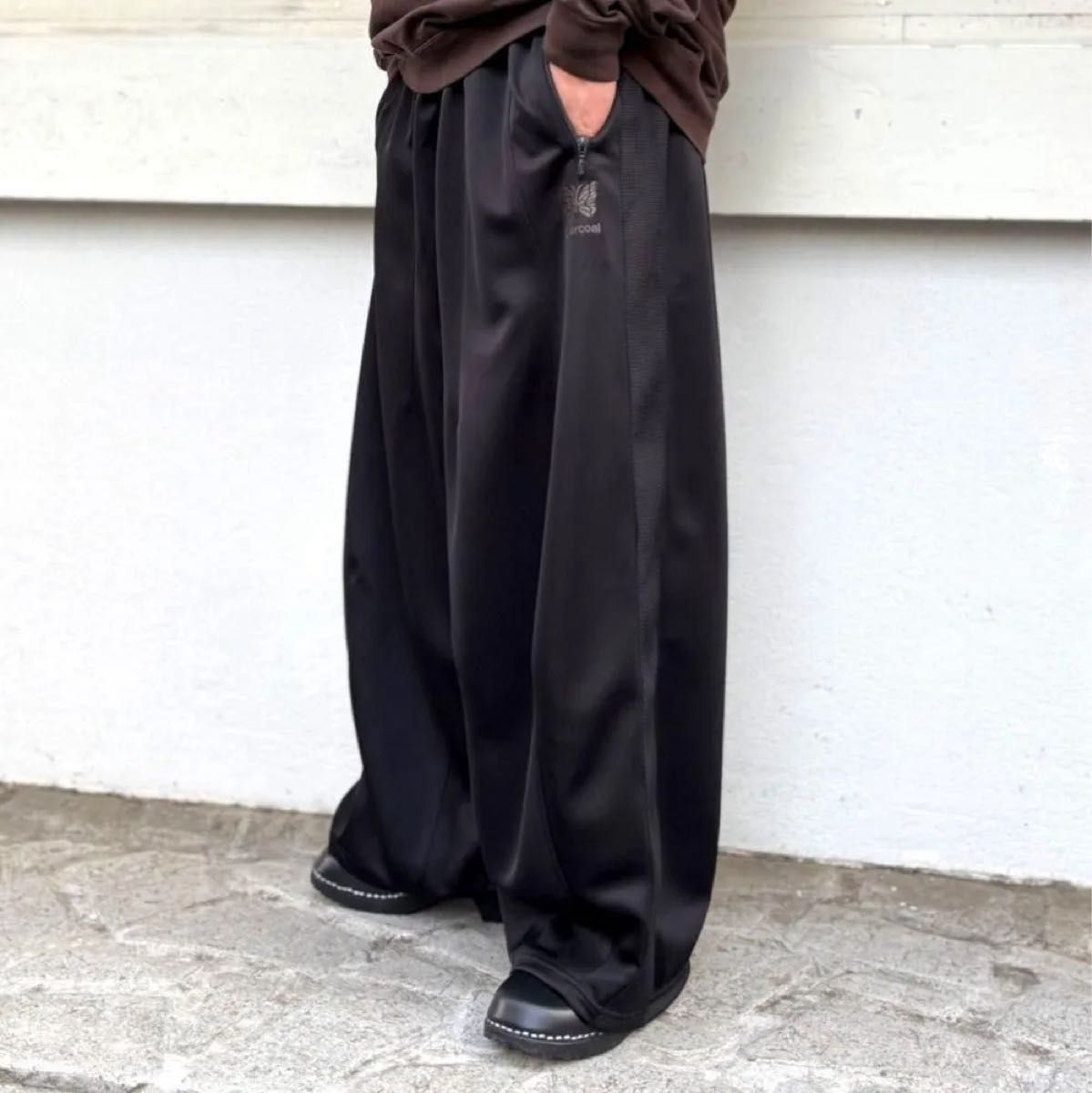 Needlesヒザデルトラックパンツ 別注 ブラック｜Yahoo!フリマ（旧