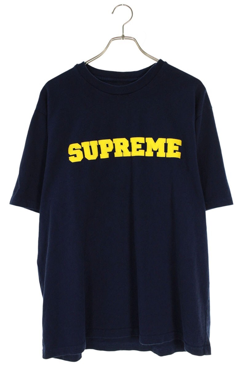 シュプリーム Tシャツ サイズ:L 23AW Collegiate S S Top カレッジロゴ