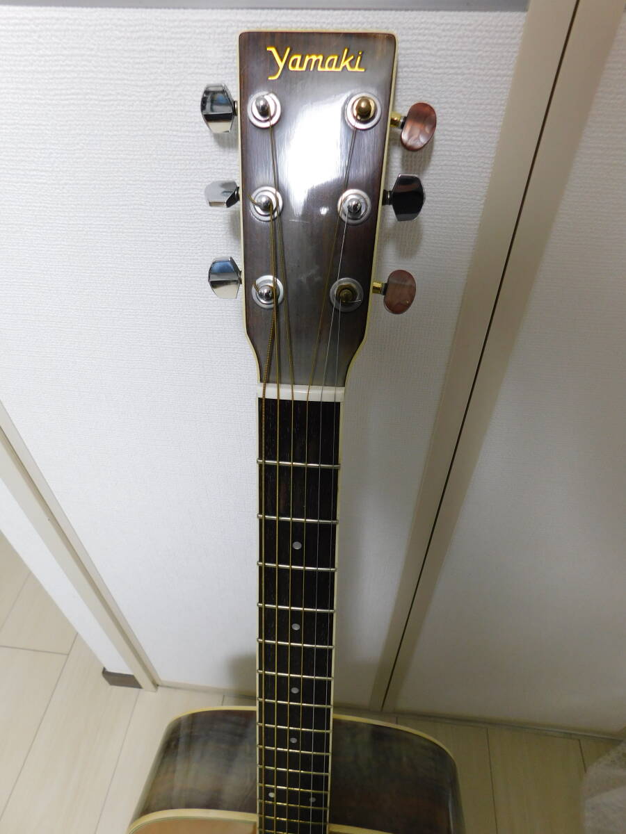 Yamaki YW-35 アコースティックギター 白濁あるも音は健在 キズ少ない