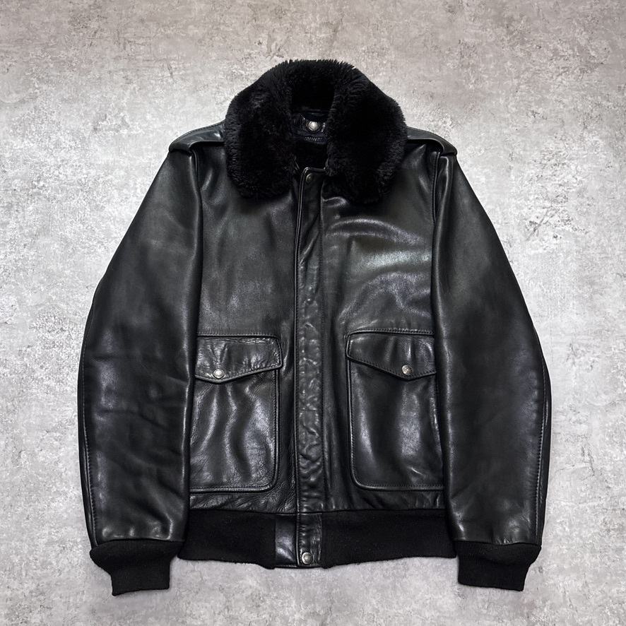 USA製 Schott ショット 本革 184SM G-1 A-2 フライトジャケット レザー