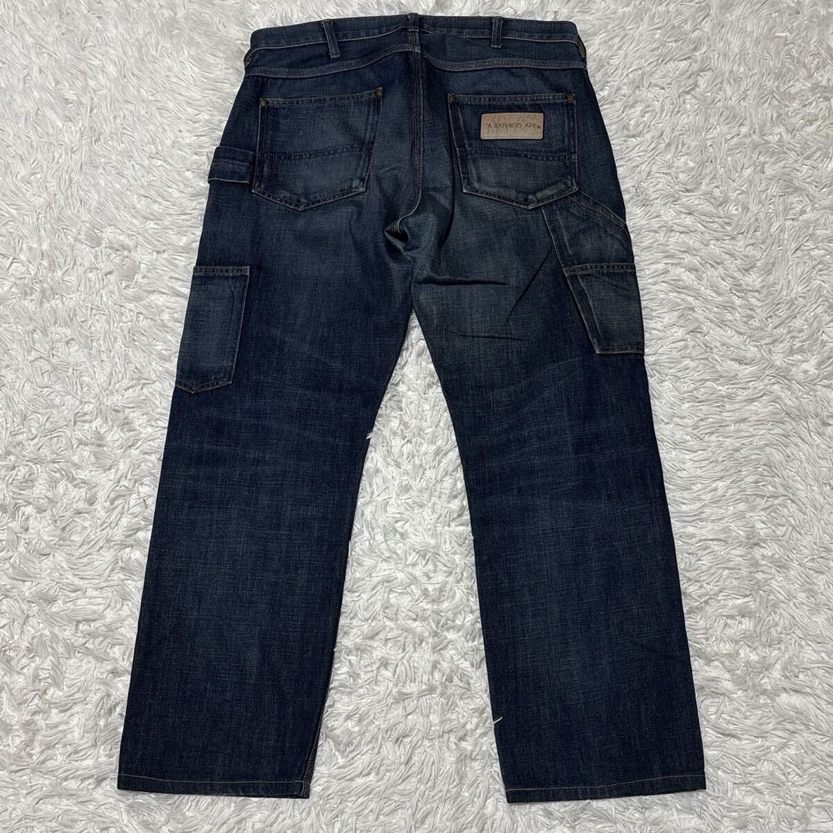 アベイシングエイプ A BATHING APE RIGID JEANS リジットデニム