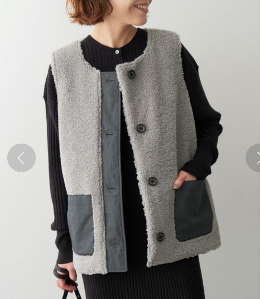 新品タグ付き Barbour /バブアー別注kintra liner ボアベスト Spick