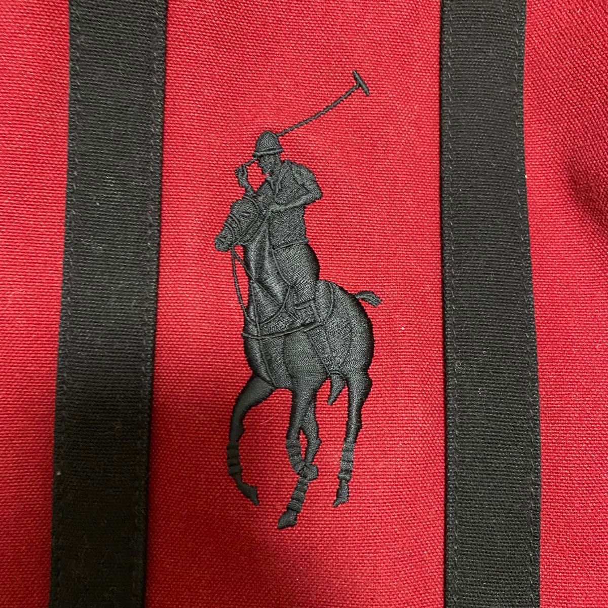 POLO RALPH LAUREN ポロラルフローレン トートバッグ レッド ビッグ