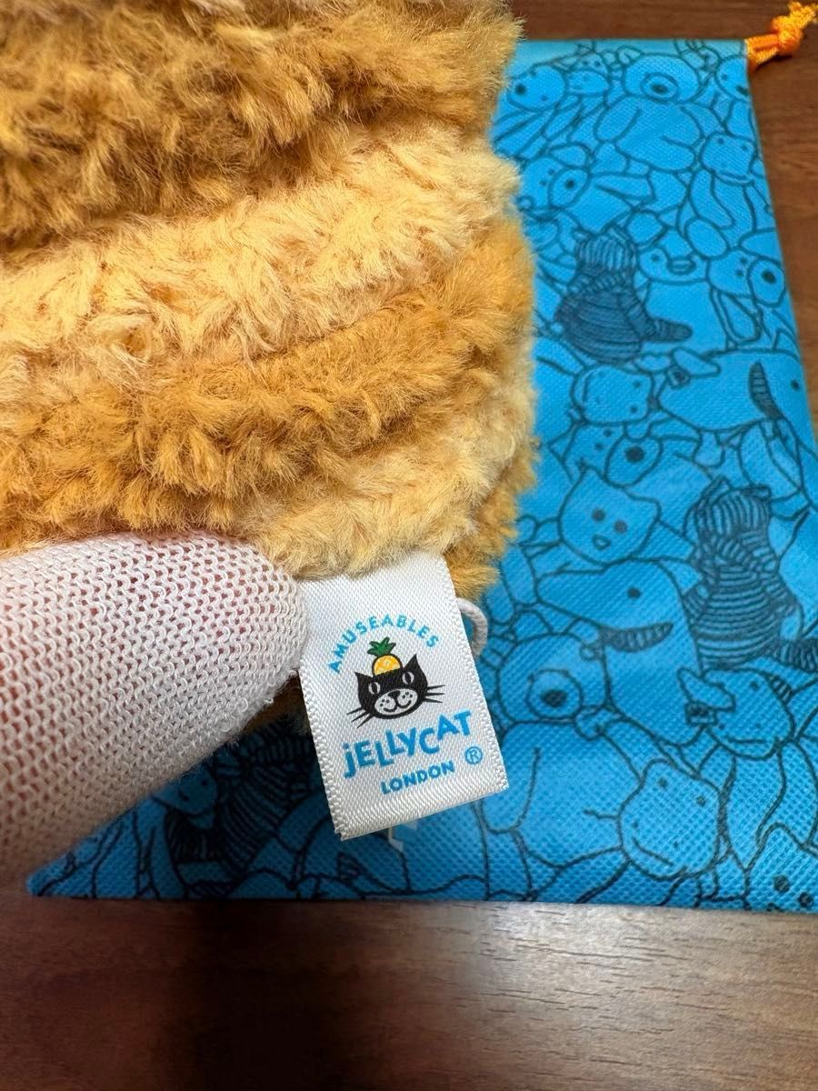 未使用品 ジェリーキャットJellycat パンケーキ型ぬいぐるみ