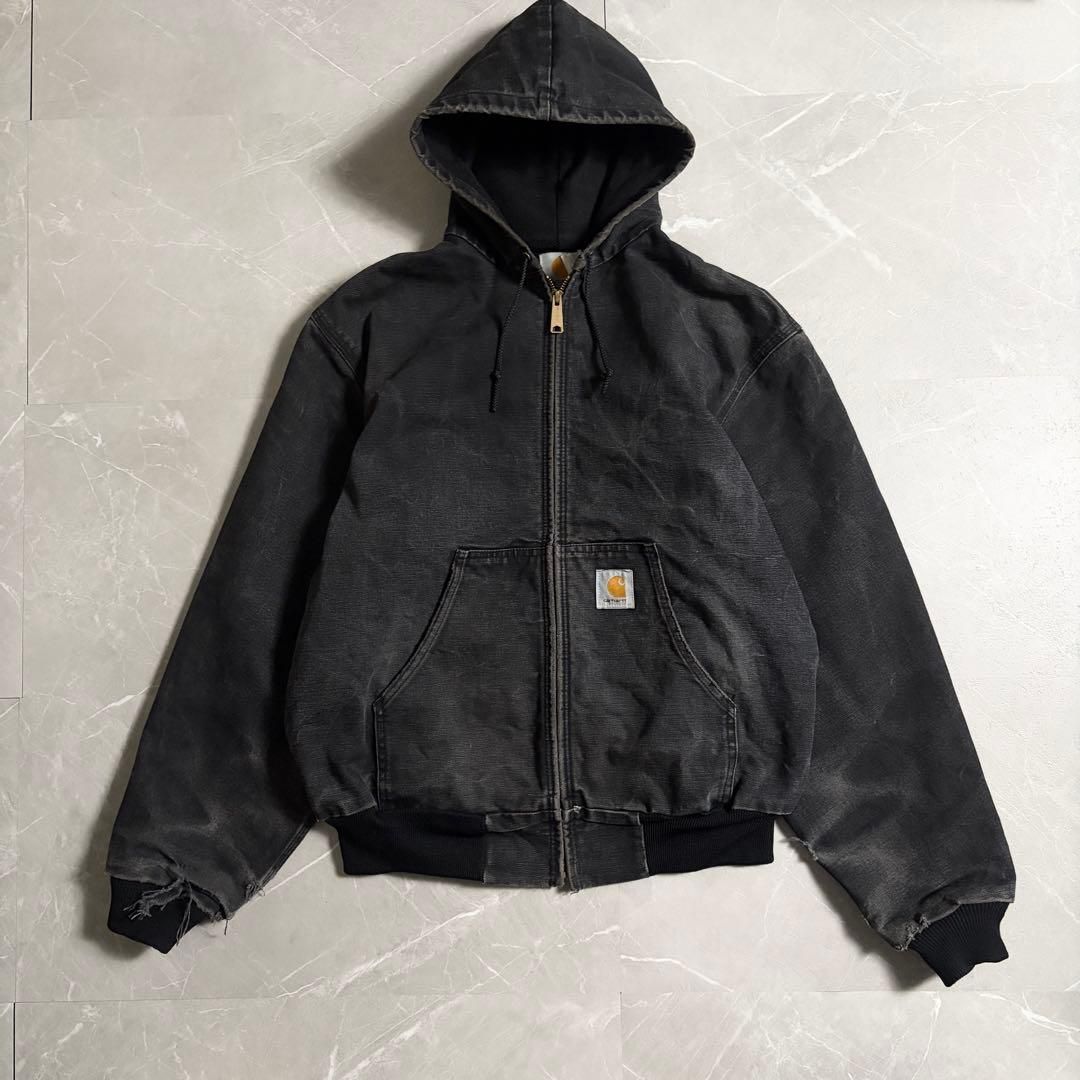 カーハート アクティブジャケット スミクロ 80〜90s ブラック Carhartt
