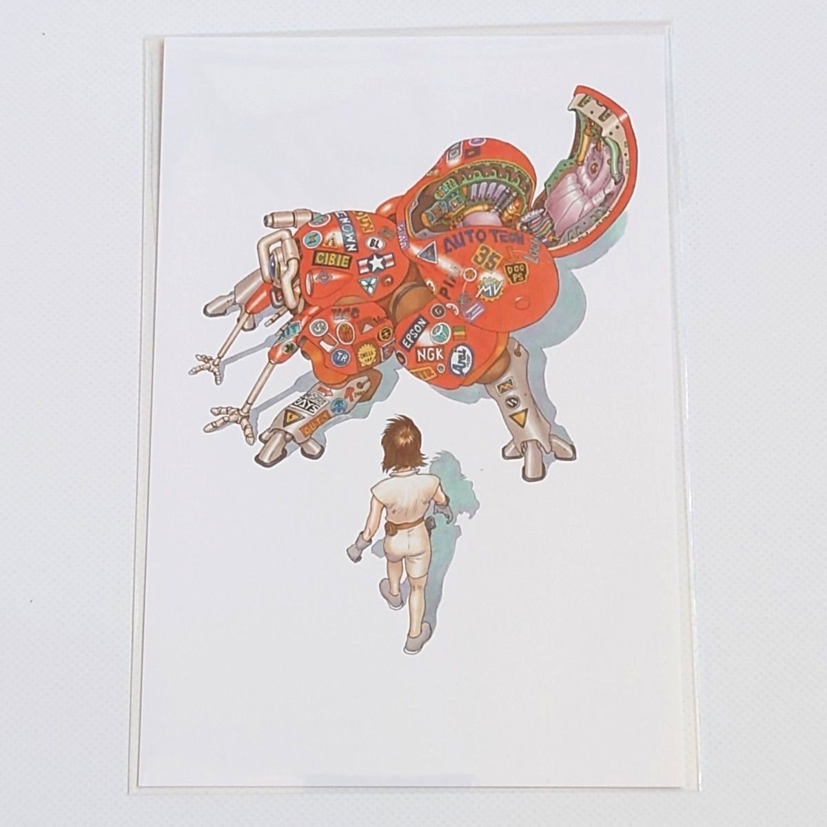 新品 士郎正宗の世界展「大友克洋×攻殻機動隊」ポストカード 大友克洋