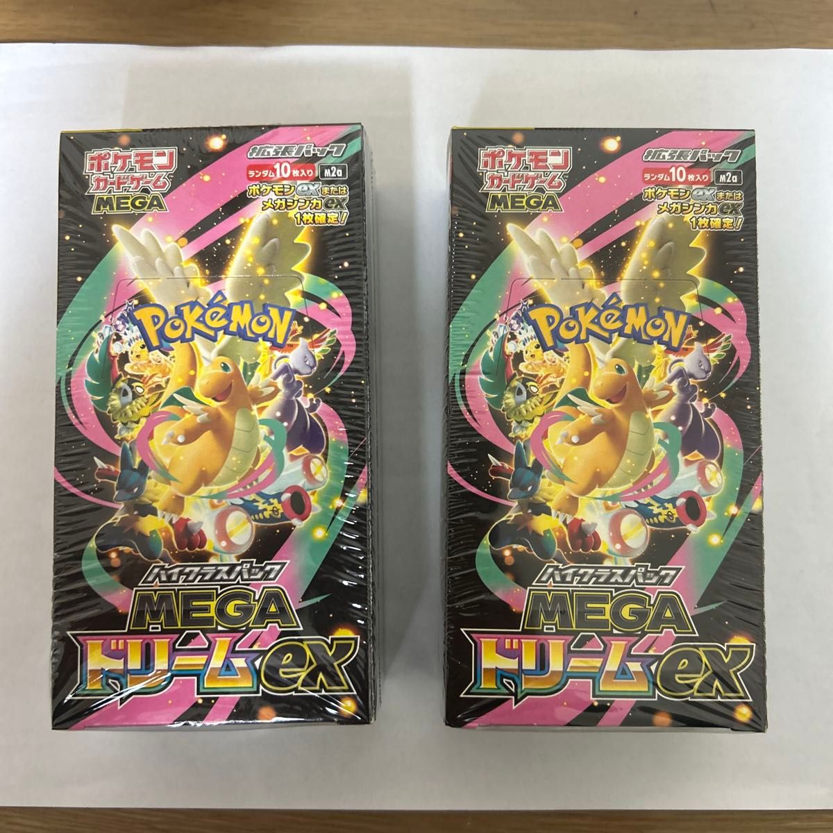 ポケモンカードゲーム MEGAドリームex 新品未開封 2box シュリンク付き