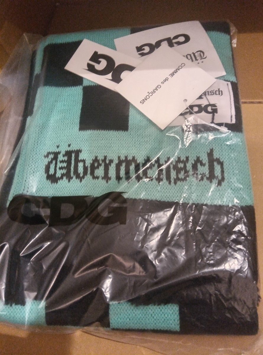 CDG G-DRAGON CHECKERED STOLE シーディージー コムデギャルソン