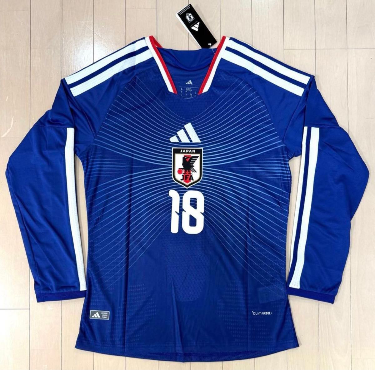 サッカー日本代表 上田綺世選手 最新 長袖 ユニフォーム 2025-2026