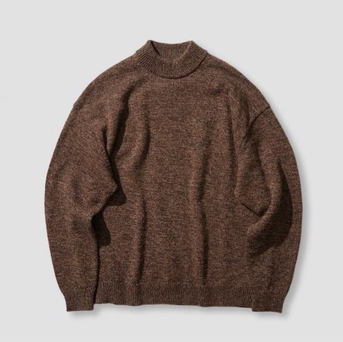 ATON BABY WOOL MOULINE MOCKNECK SWEATER｜Yahoo!フリマ（旧PayPay
