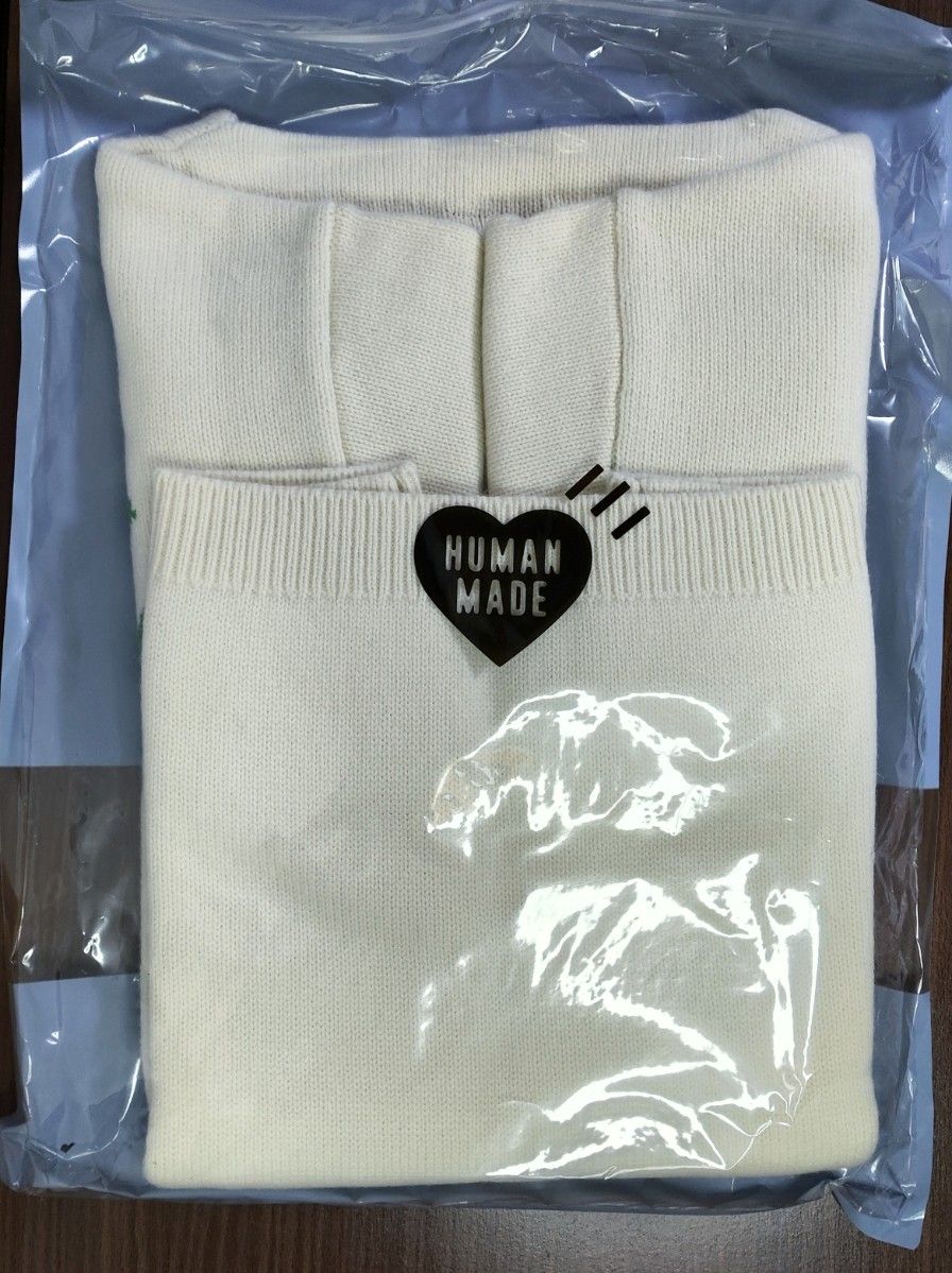 HUMAN HOPE HEART KNIT SWEATER WHITE Mサイズ / BTS j-hope / ジェイ