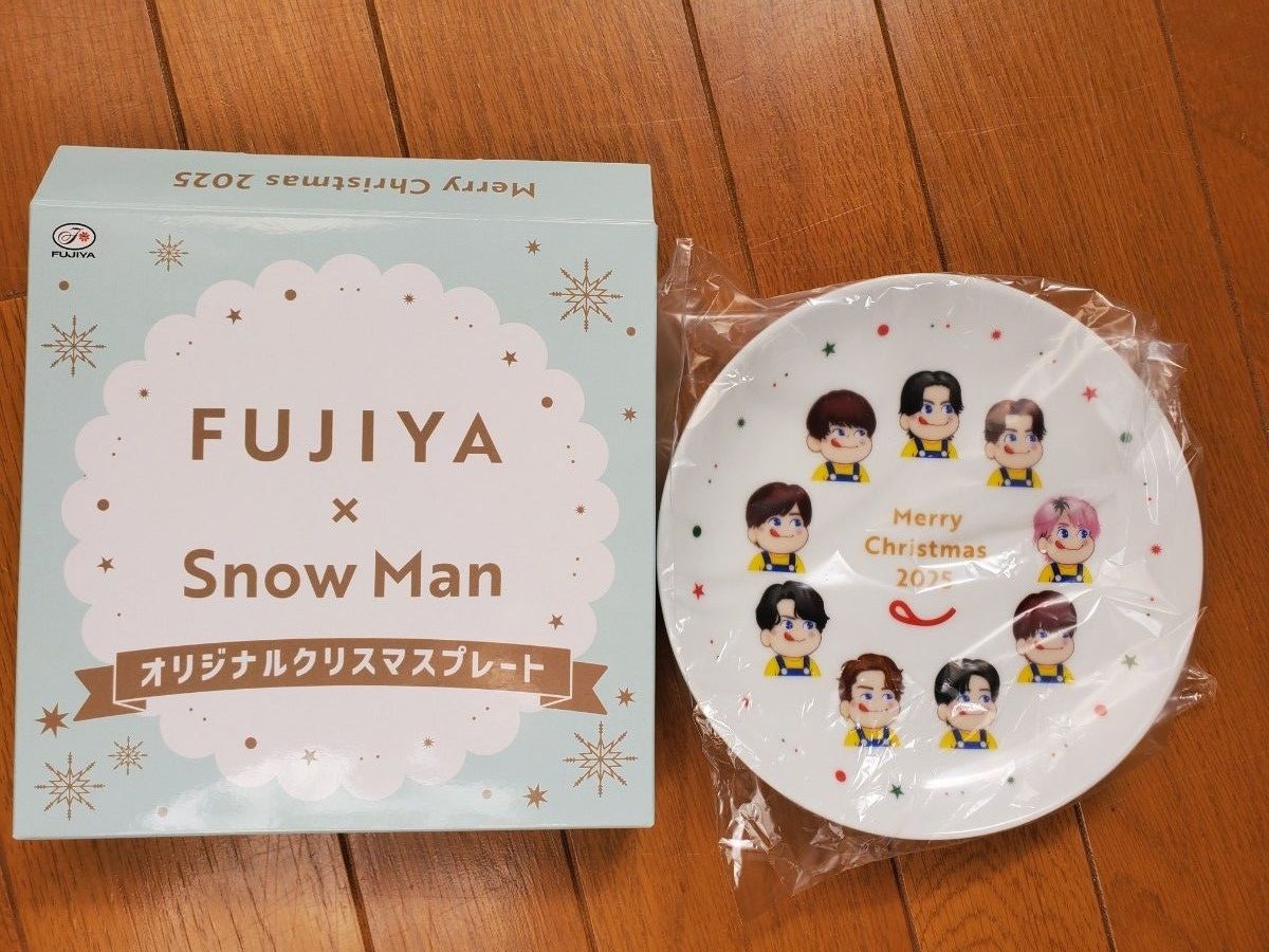 非売品】不二家×Snow Man オリジナルクリスマスプレート 限定品｜Yahoo