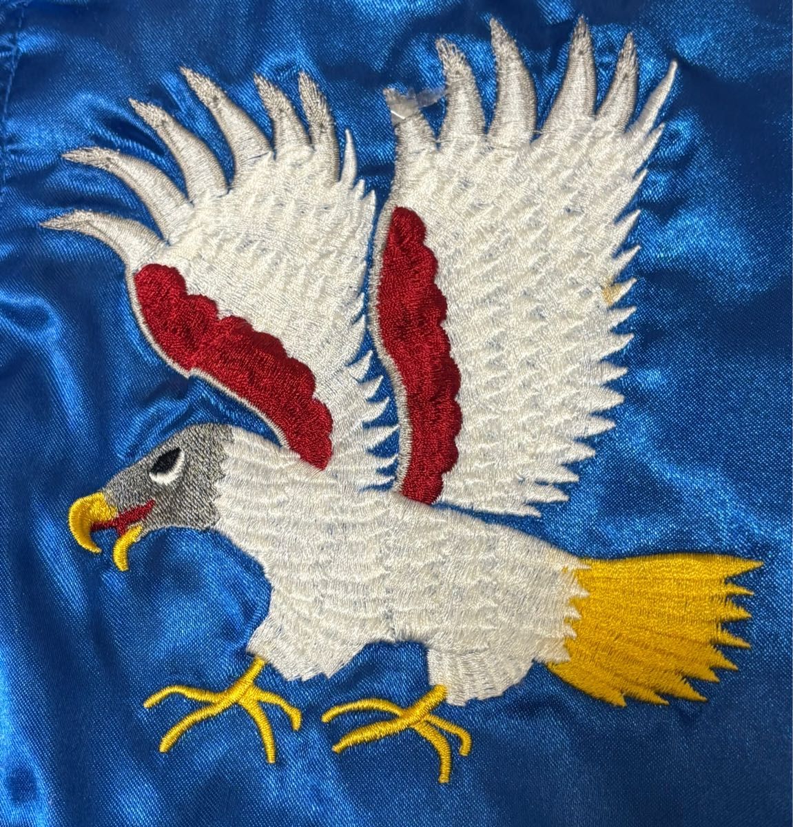 HILL CROP ヒルクロップ US NAVY 日本地図 刺繍 中綿 スカジャン L