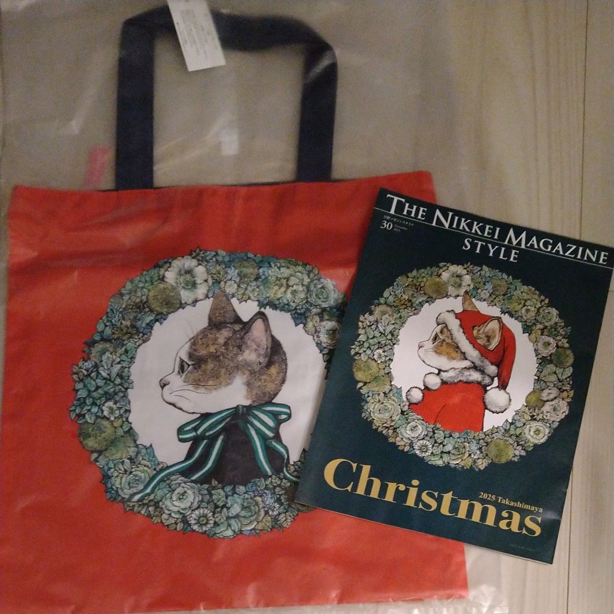 新品 HIGUCHI YUKO×Takashimaya限定トートバッグクリスマス