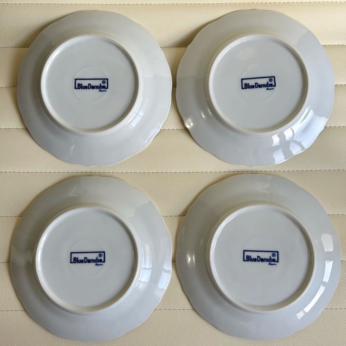 ブルーダニューブ Blue Danube 17cmプレート 4枚セット 中皿｜Yahoo