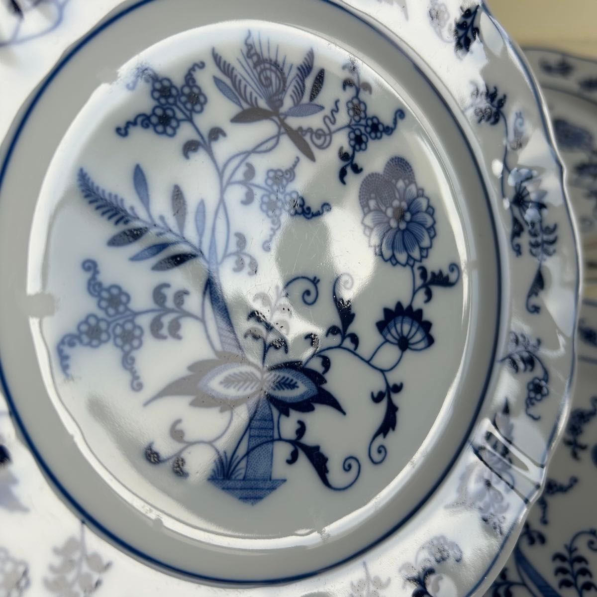 ブルーダニューブ Blue Danube 17cmプレート 4枚セット 中皿｜Yahoo