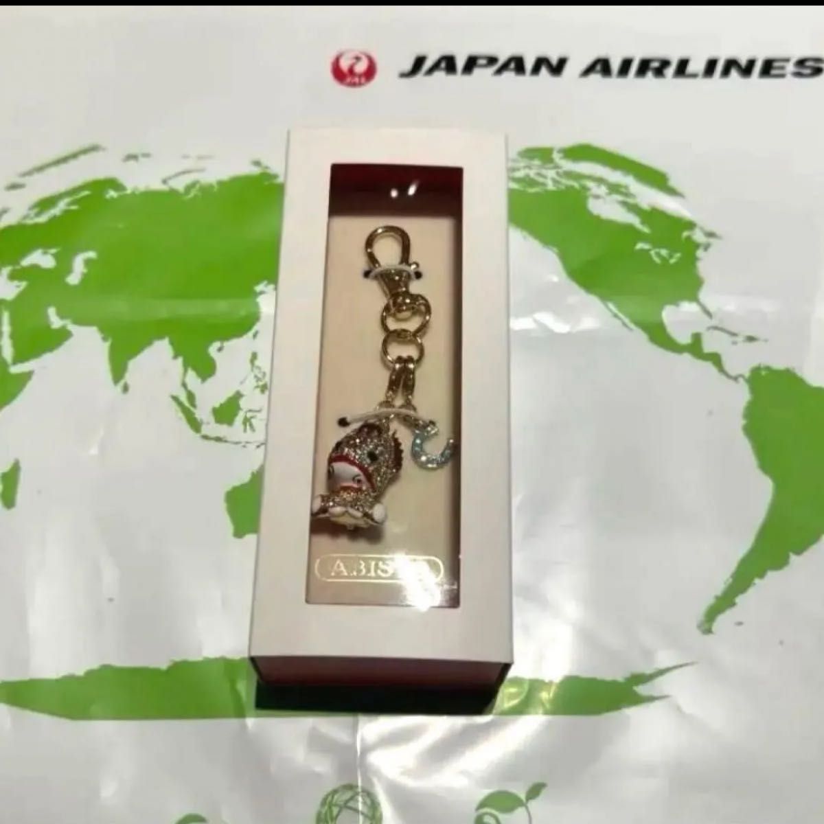 JAL機内販売限定デザイン アビステ 干支チャーム ラインストーン うま