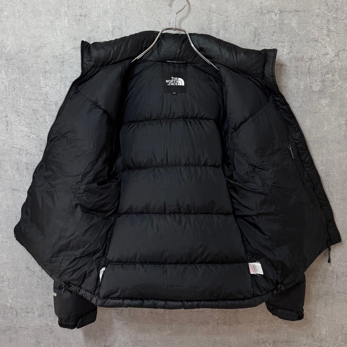 美品 ノースフェイス 700FP ヌプシダウンジャケット ブラック
