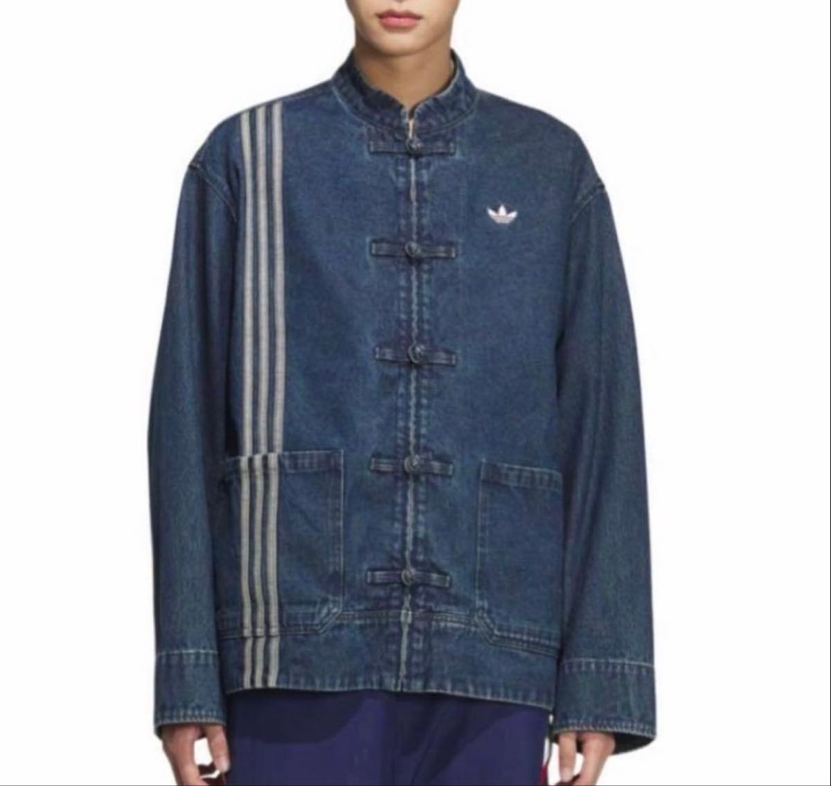adidas 中国限定 チャイナトラックジャケット デニム Sサイズ｜Yahoo