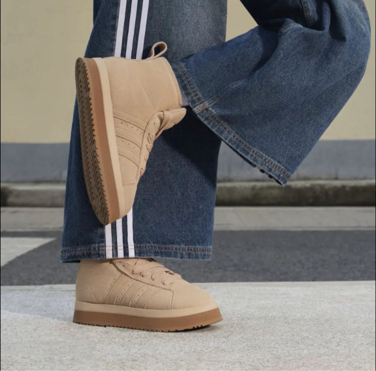新品】adidas キャンパス00sウィンターミッドシューズ23 5cm