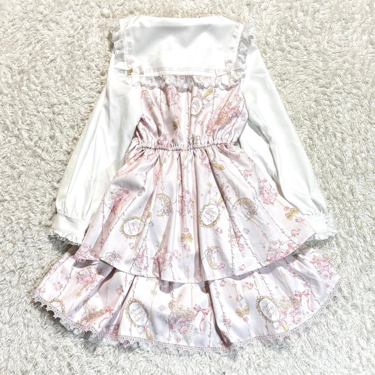 新品タグ付き】 LIZ LISA リズリサ ジュエリー柄 セットアップ｜Yahoo