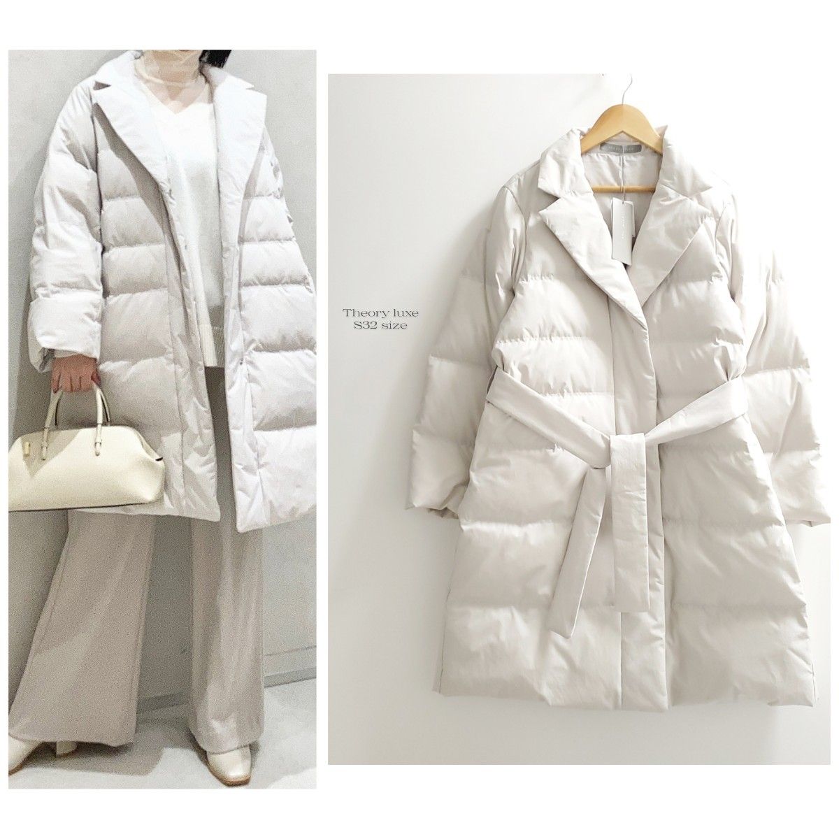 新品未使用タグ付き 25AW Theory luxe セオリーリュクス ダウンコート