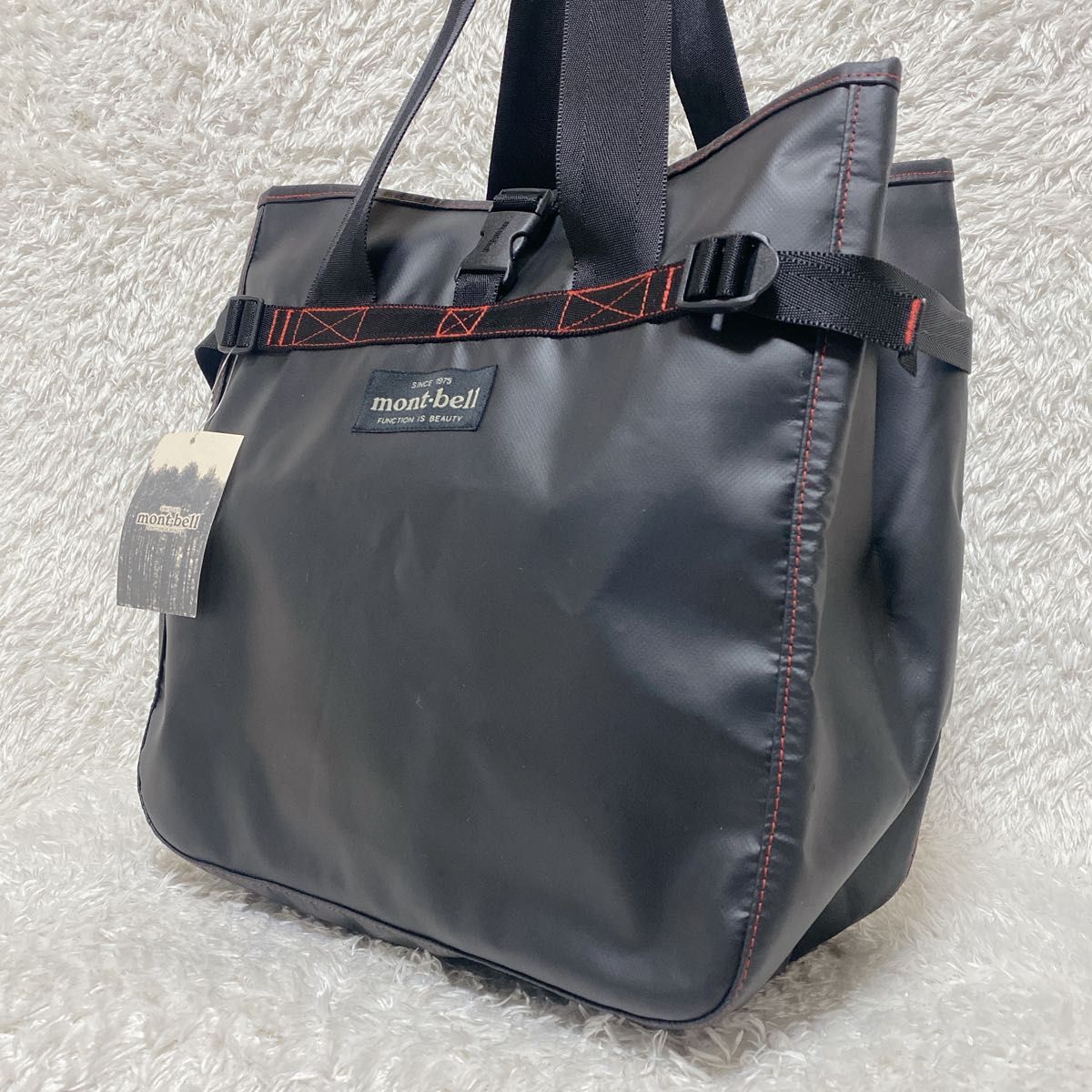 mont-bell モンベル タフトート M ブラック 肩がけ トートバッグ 防水