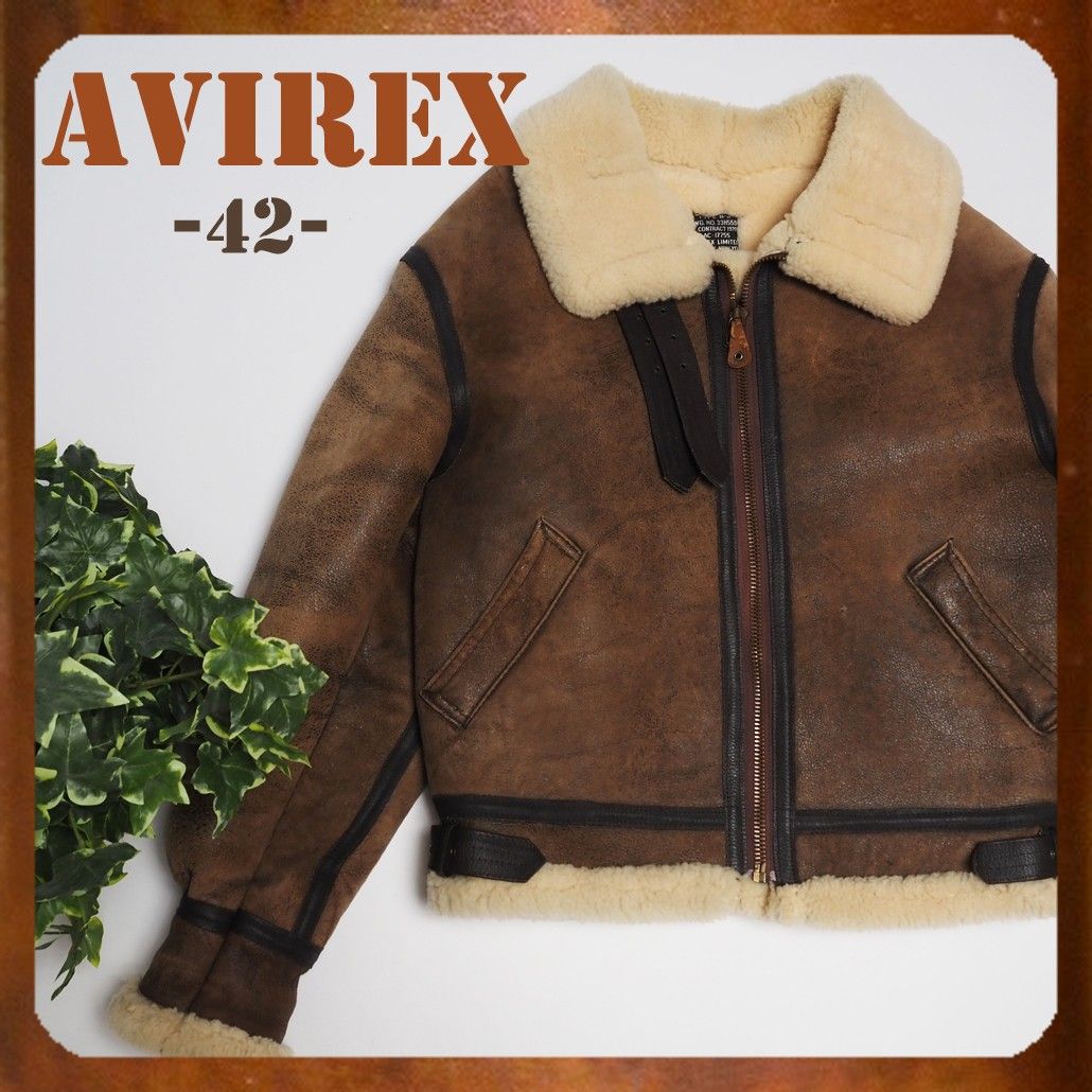 大きいサイズ42 AVIREX アヴィレックス B-3 ムートンフライト