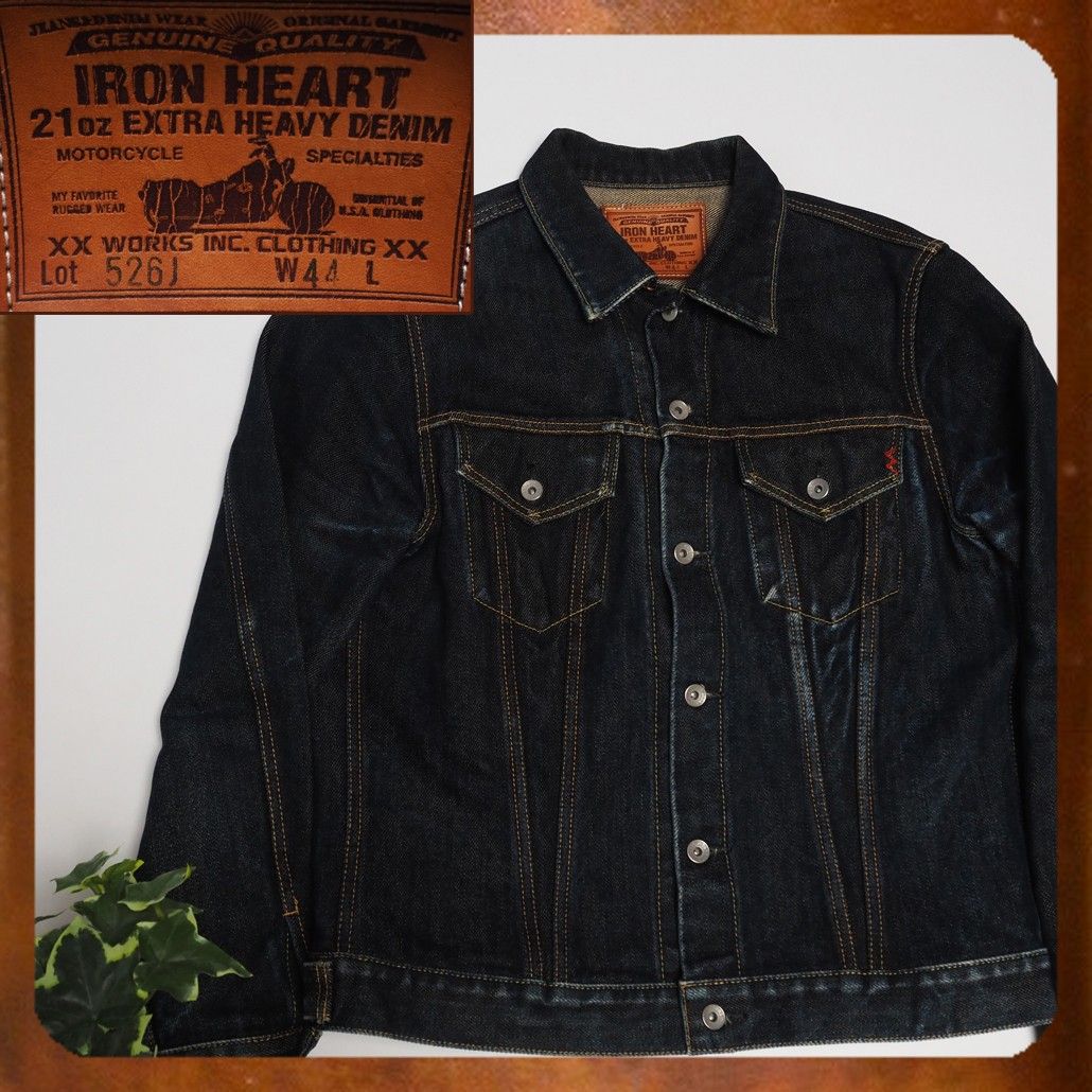 大きいサイズ44 IRON HEART アイアンハート 526J 21oz セルビッチ