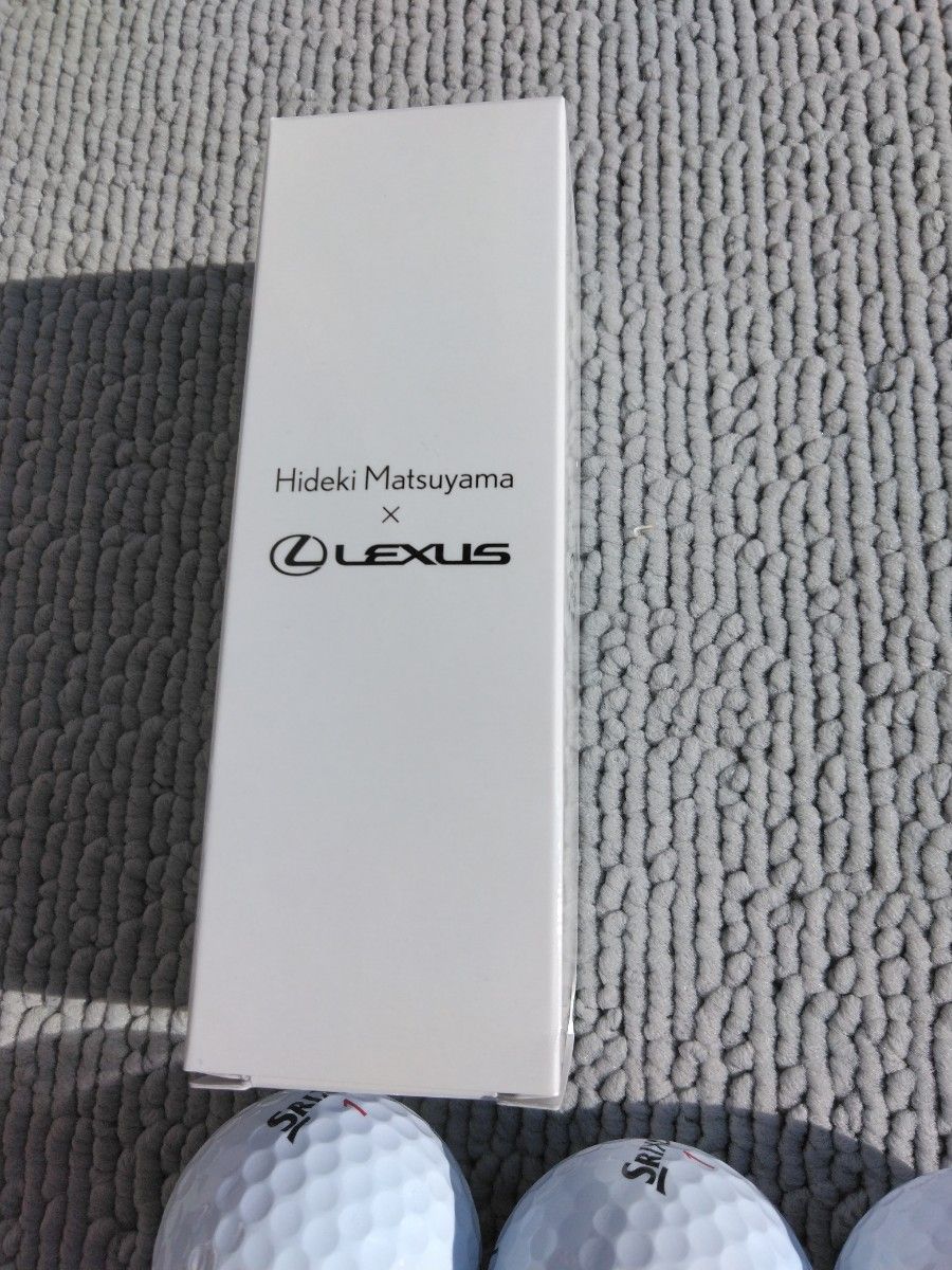 レクサス 純正 松山英樹 ゴルフボール SRIXON×LEXUS 1スリーブ（3個