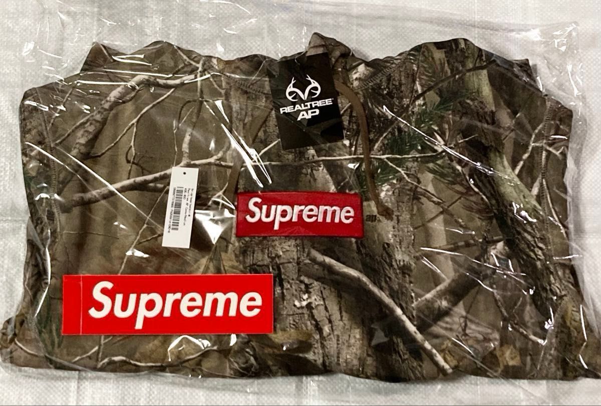 新品 Supreme Box Logo Hooded Sweatshirt Realtree AP Camo / M カモ