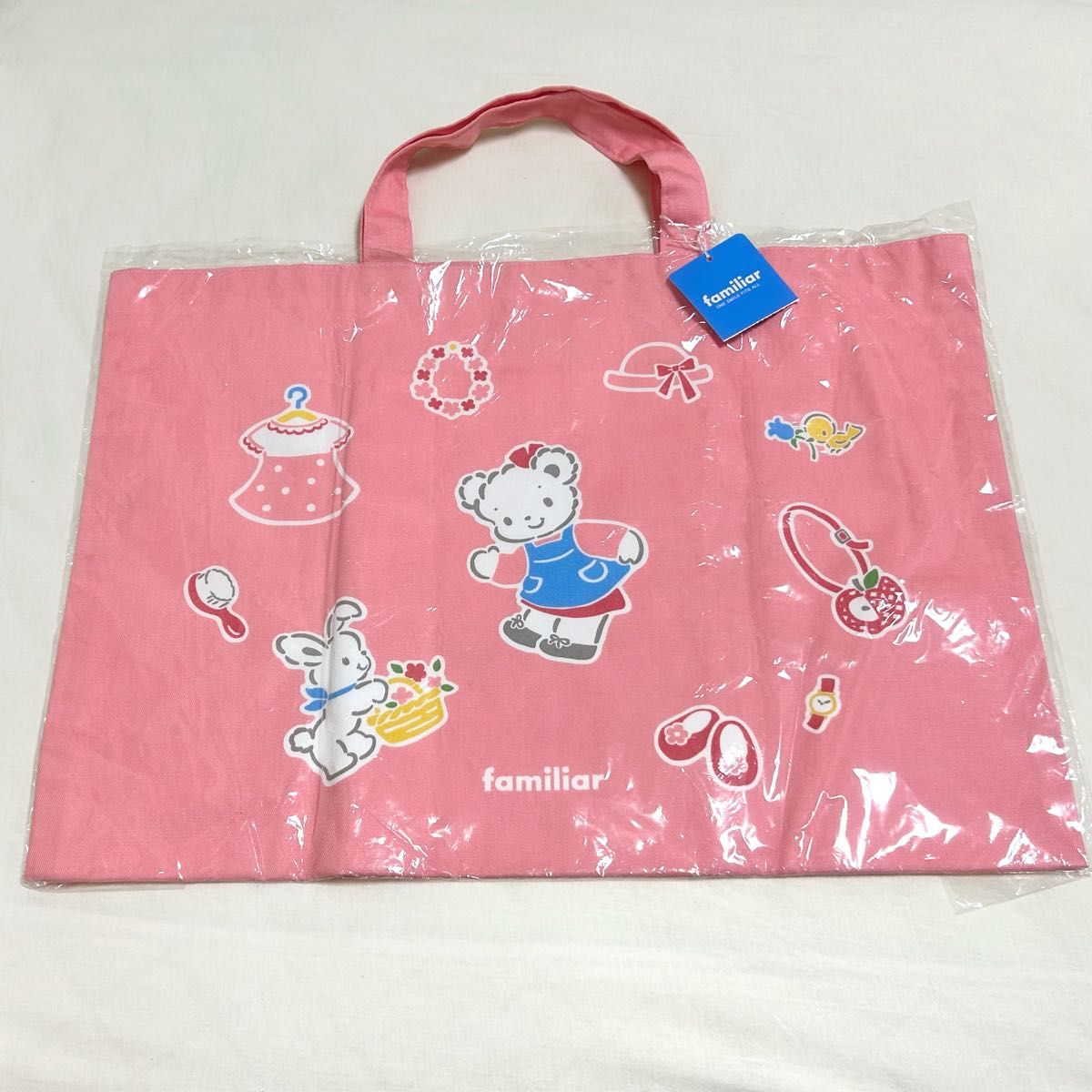 新品 ファミリア familiar レッスンバッグ トートバッグ｜Yahoo!フリマ