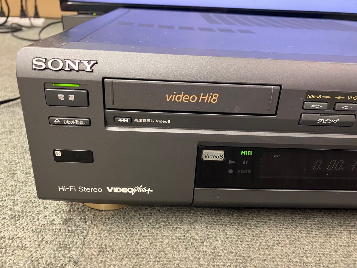 SONY WV-H4 Hi-Fi Stereo VIDEOplus video Hi8 VHS ビデオデッキ