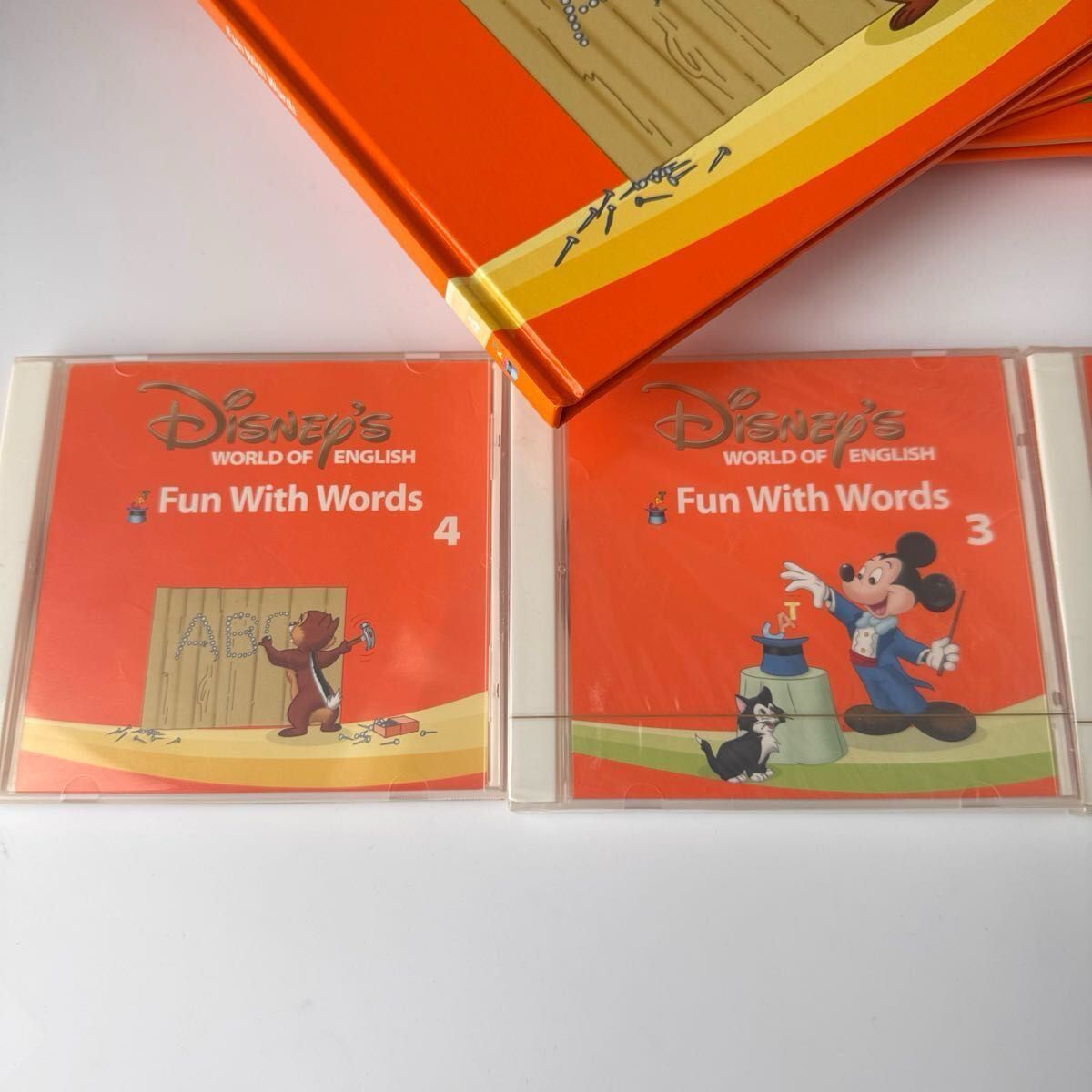 美品】DWE Fun With Words 絵本＆CD 全4巻セット ディズニー英語