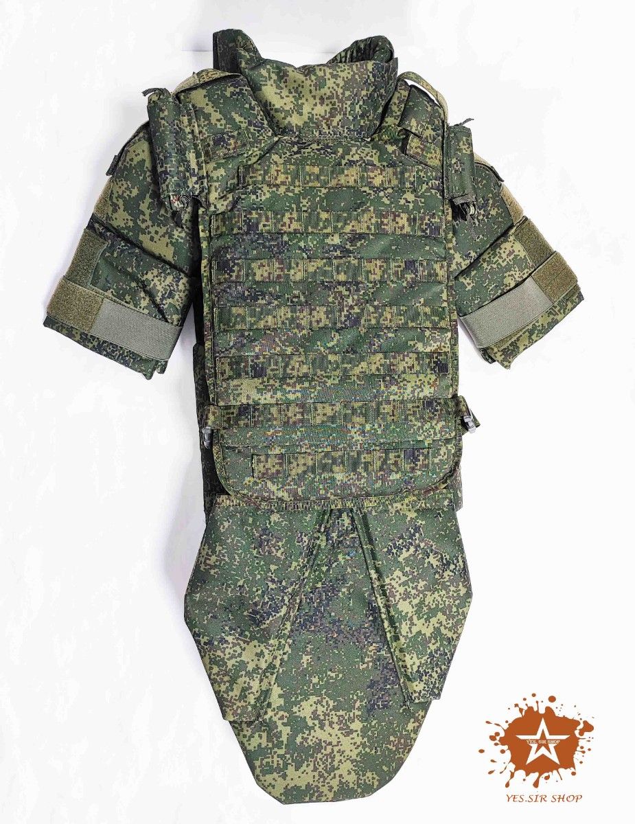 ロシア軍 6B45 新ロット ボディーアーマー フルセット 実物生地
